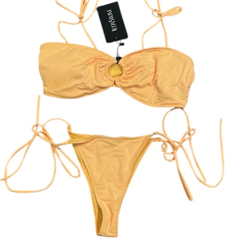 Yellow Bikini Icon Swim " Sweet Talk " Size MD NWT